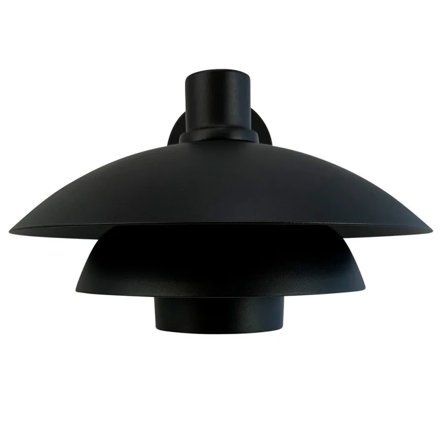 Outlet Dyberg Larsen Morph D30 utendørs vegglampe IP44 - Svart