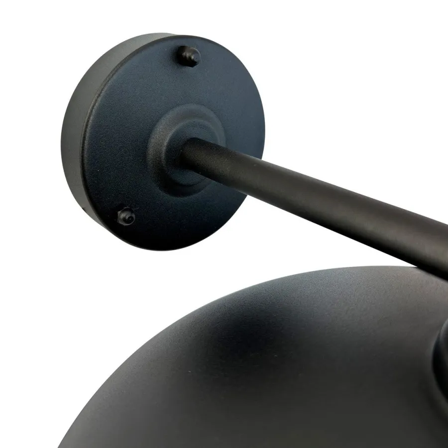Outlet Dyberg Larsen Morph D30 utendørs vegglampe IP44 - Svart