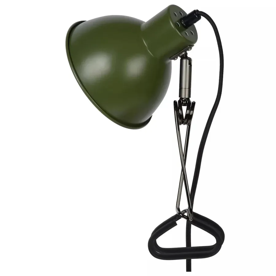 Outlet Lucide Moys bordlampe med clips Svart