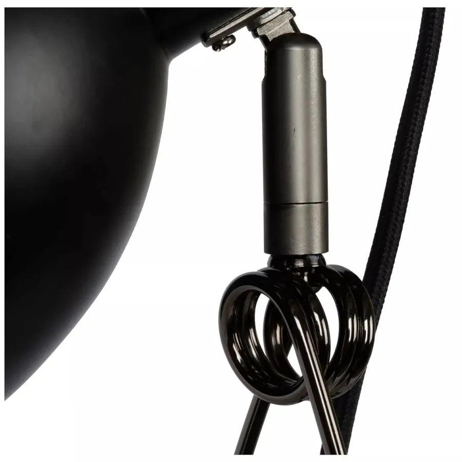 Outlet Lucide Moys bordlampe med clips Svart