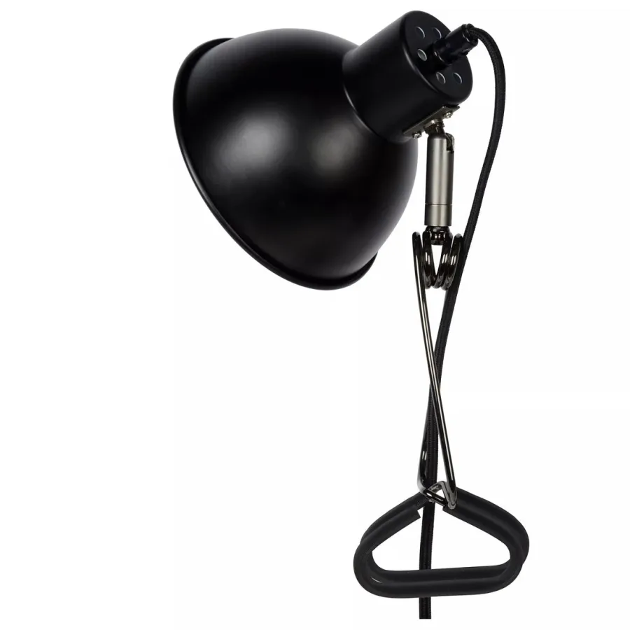 Outlet Lucide Moys bordlampe med clips Svart