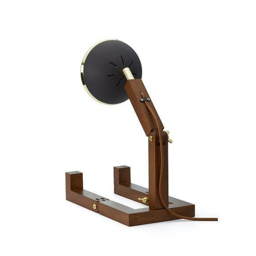 Outlet Piffany Copenhagen Mr. Wattson bordlampe, Limited Edition - Svart og messing Brun / Messing