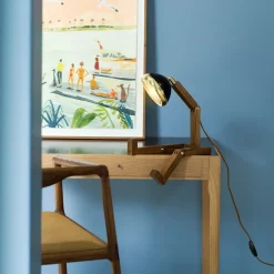 Outlet Piffany Copenhagen Mr. Wattson bordlampe, Limited Edition - Svart og messing Brun / Messing