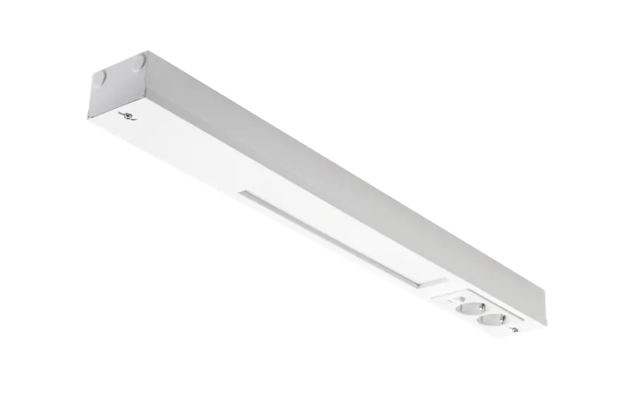 Sg Armaturen As Namsen 600 benkarmatur m/2 stikk 2700 Kelvin dimbar 12W - Hvit