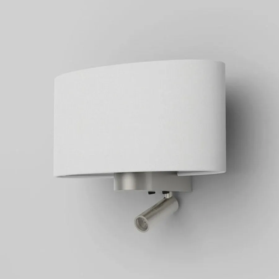 Hot Astro Lighting Napoli Reader vegglampe Nikkel / Hvit