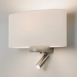 Hot Astro Lighting Napoli Reader vegglampe Nikkel / Hvit