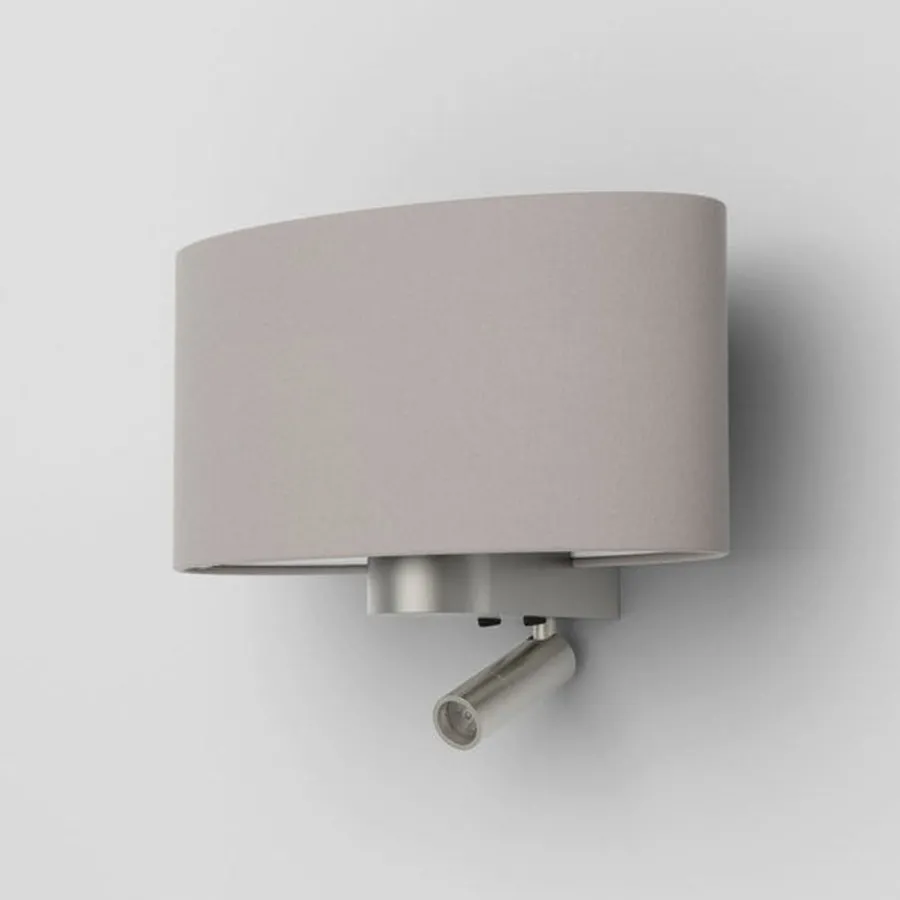 Hot Astro Lighting Napoli Reader vegglampe Nikkel / Hvit