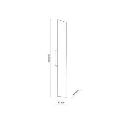 Hot TK Lighting Navi vegglampe Svart
