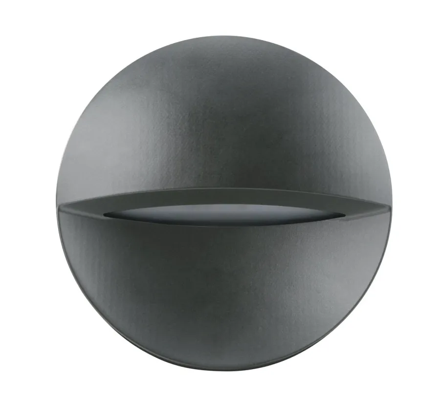 Online NorDesign Nerine 140 vegglampe utensdørs 3,2W coloure switch 3000/4000K IP65 - grå Antrasitt
