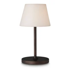 Halo Designs New Northern bordlampe oppladbar utendørs IP44 2W - Hvit/Antikk kobberfarget Messing