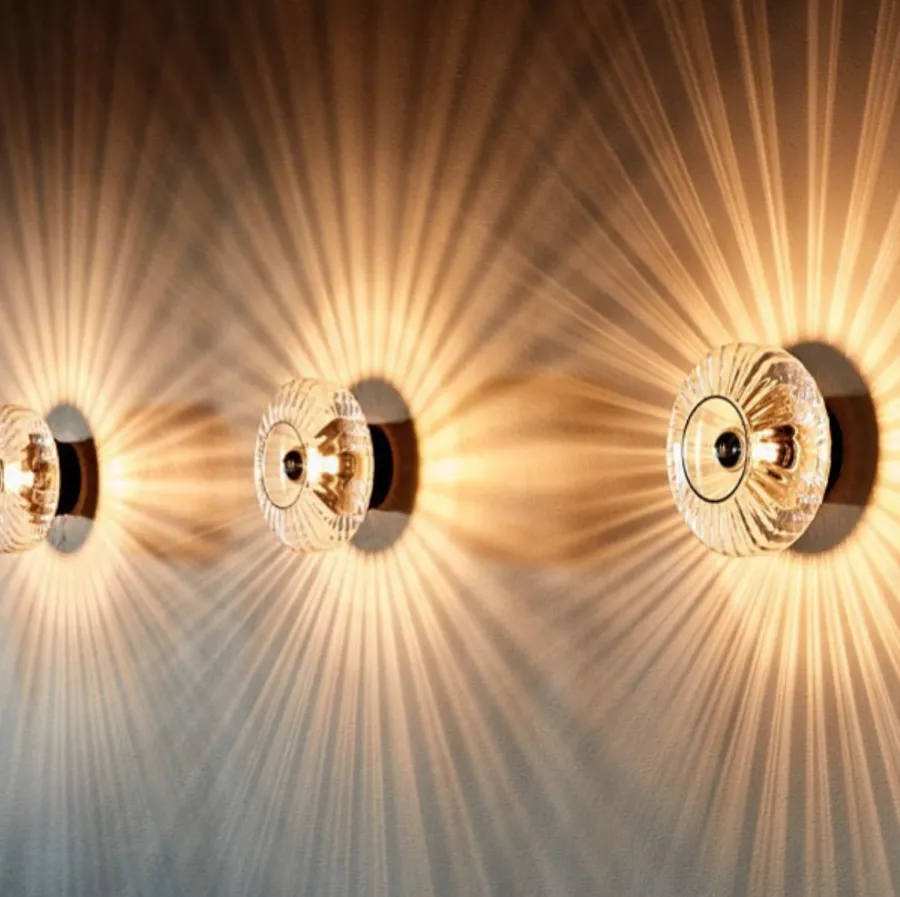 Design by Us New Wave Optic 26 Wall Lamp - Klar