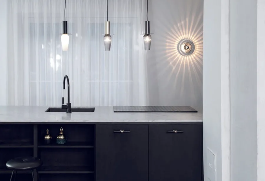 Design by Us New Wave Optic 26 Wall Lamp - Klar