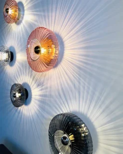 Clearance Design by Us New Wave Optic 26 Wall Lamp - Smoke Grå