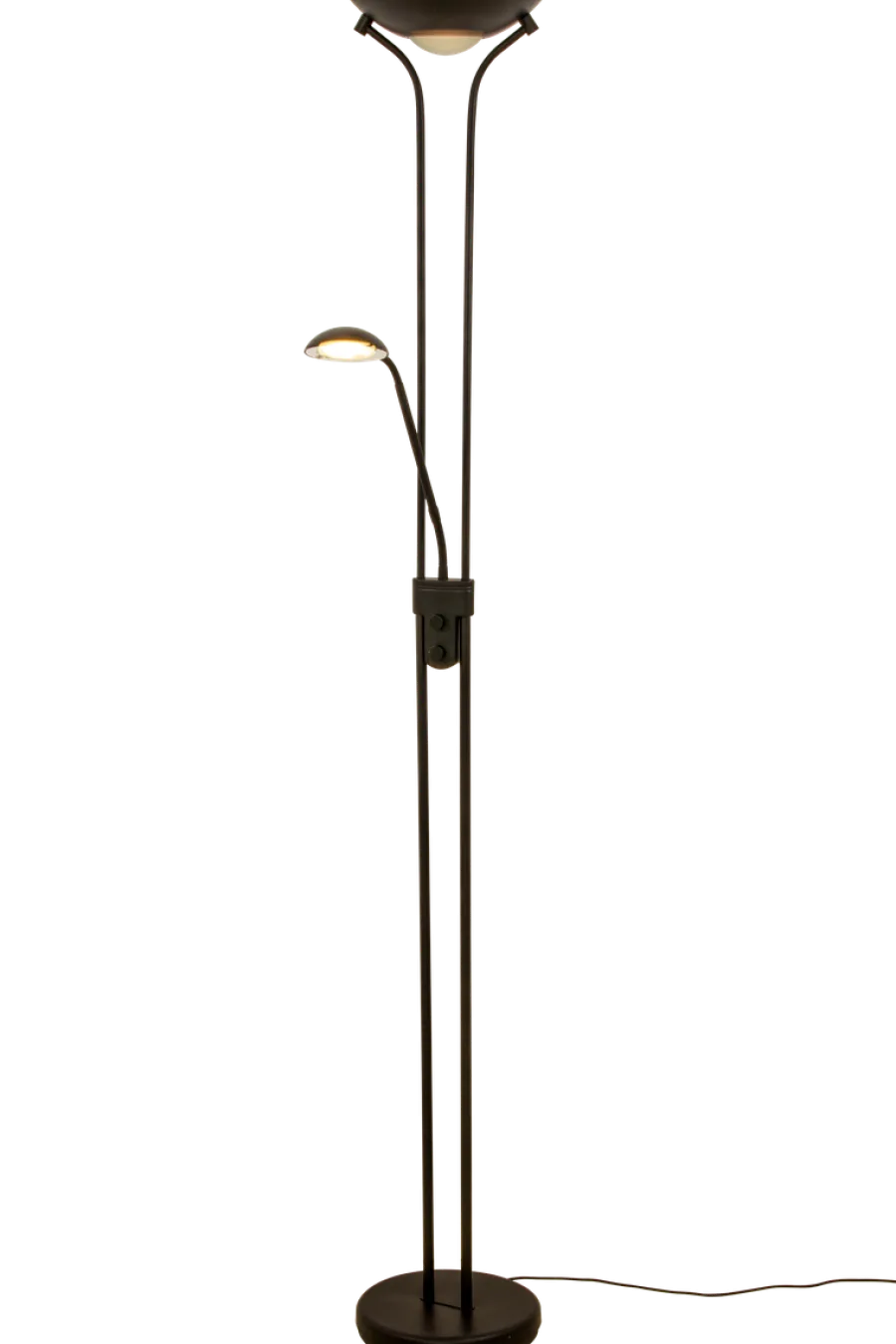 Aneta Lighting Nice gulvlampe uplight med leselysarm