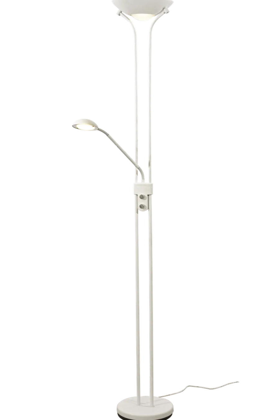 Aneta Lighting Nice gulvlampe uplight med leselysarm
