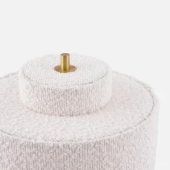 Online Globen Lighting Noah bordlampe Hvit bouclé