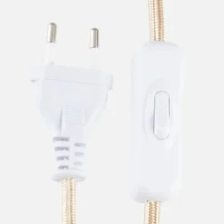 Online Globen Lighting Noah bordlampe Hvit bouclé