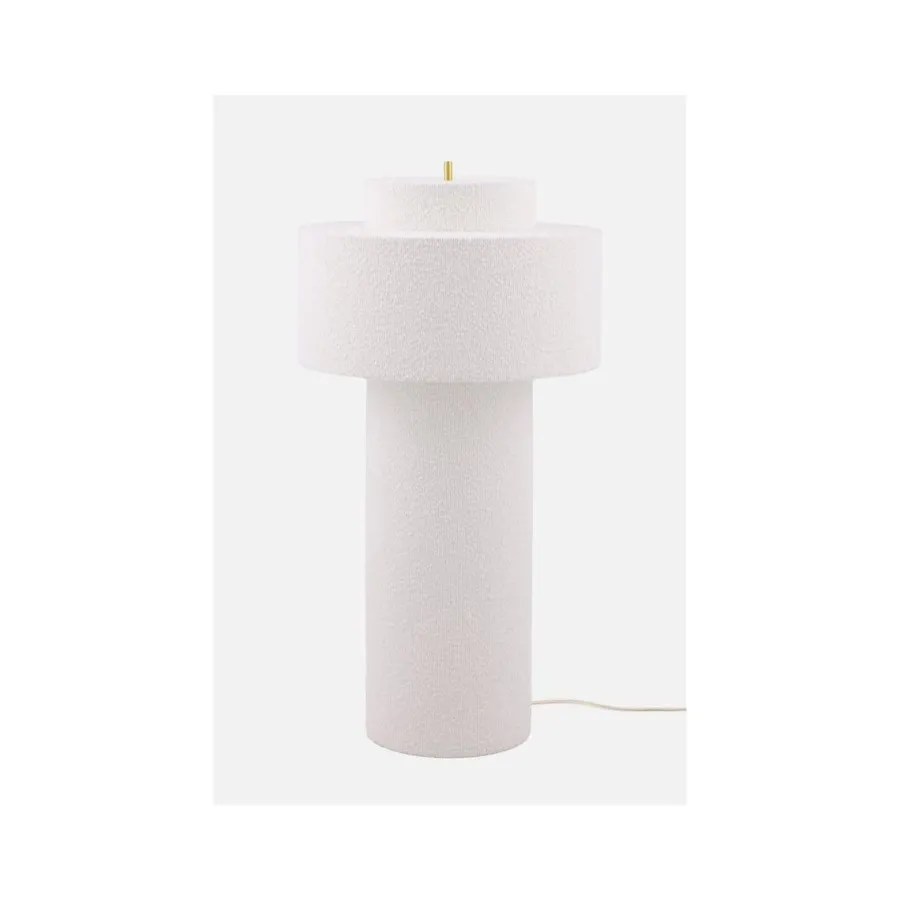 Best Globen Lighting Noah gulvlampe Hvit bouclé