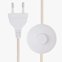 Best Globen Lighting Noah gulvlampe Hvit bouclé