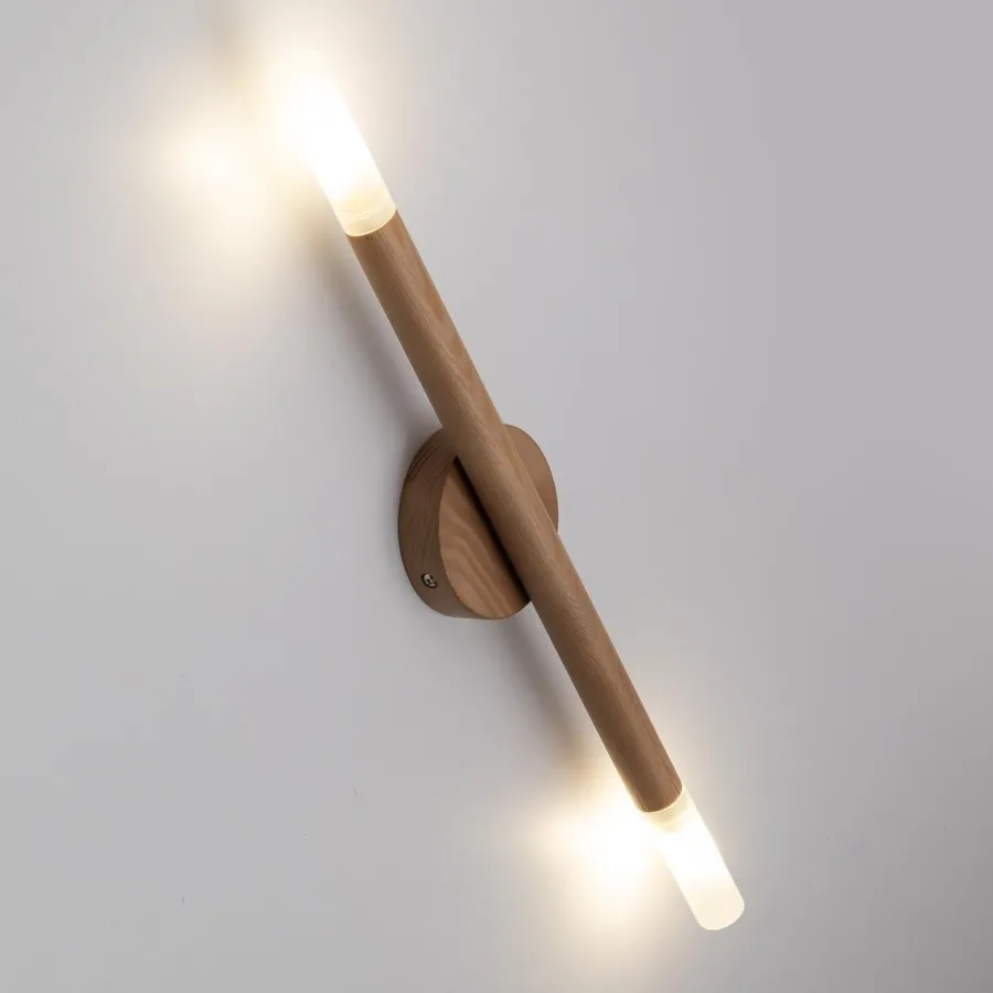 New TK Lighting Noble tak/vegglampe 2-lys Natur