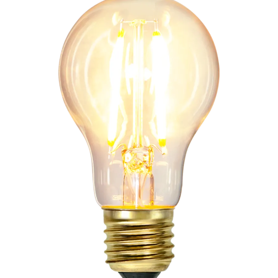 Clearance Star Trading Normal E27 Filament LED 7W 2100K 60 mm dimbar - Klar