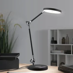 Outlet Paulmann Numis skrivebordslampe 11W 2700-6500 Kelvin 3-step dim - Trådløs lader for mobil