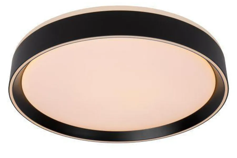 Sale Lucide Nuria taklampe 40 cm 24 watt 2700 Kelvin 3-step dim Svart