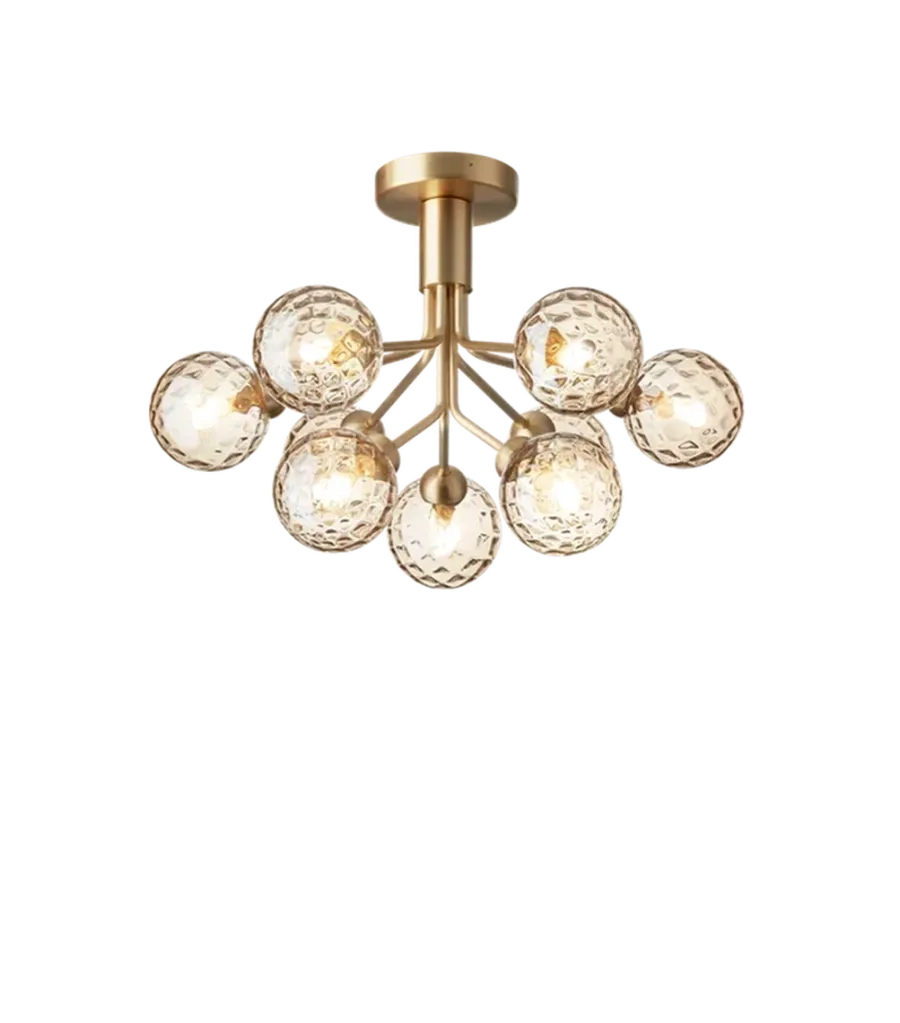 Clearance Nuura Apiales 9 ceiling /optic glass Messing
