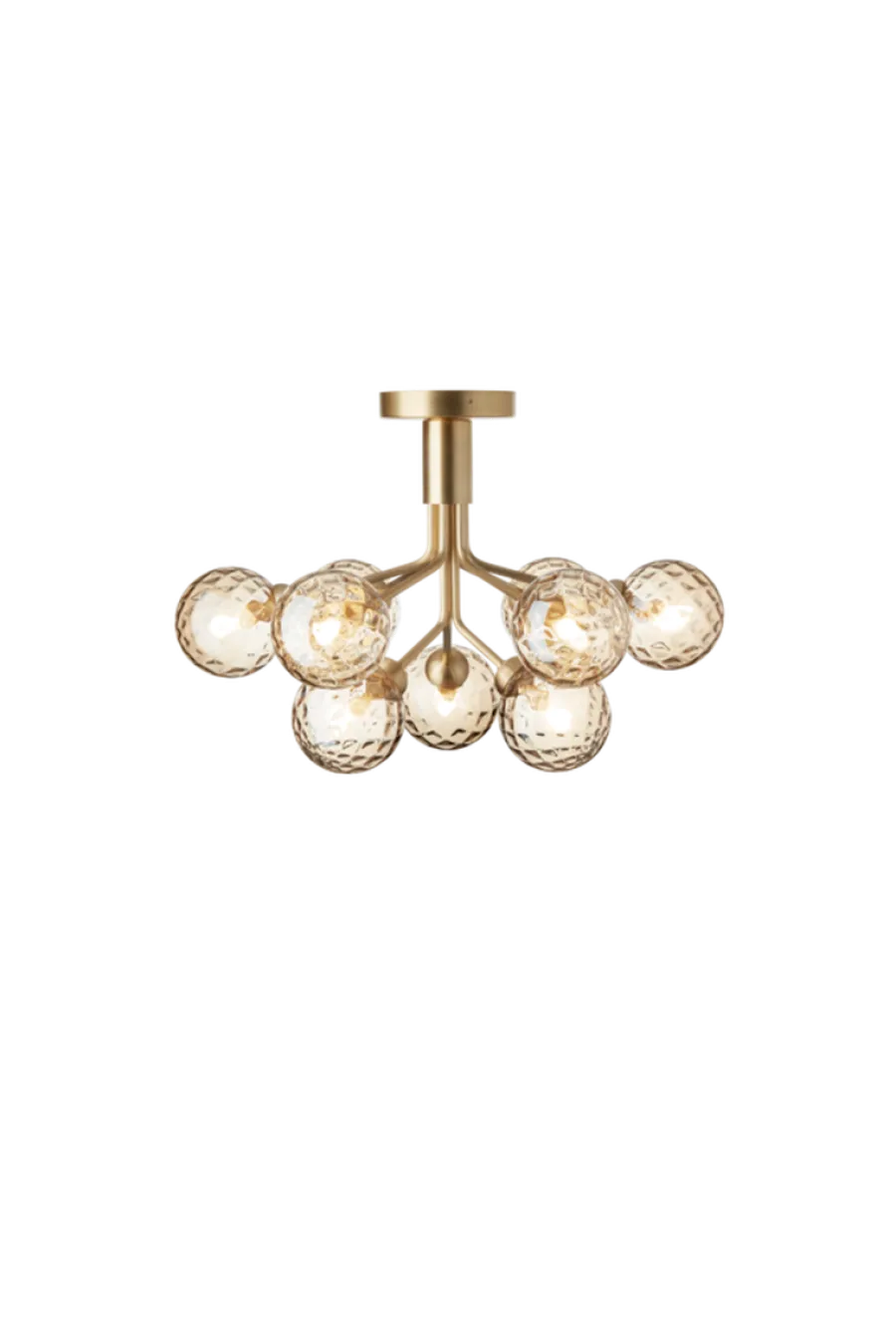 Clearance Nuura Apiales 9 ceiling /optic glass Messing