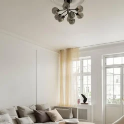 Discount Nuura Apiales 9 ceiling /optic glass Svart
