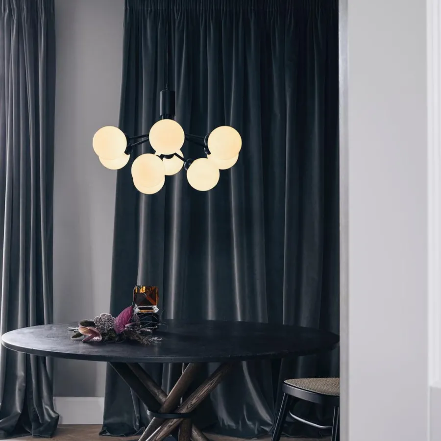 Best Nuura Apiales 9 satin svart/opal Svart / Opal