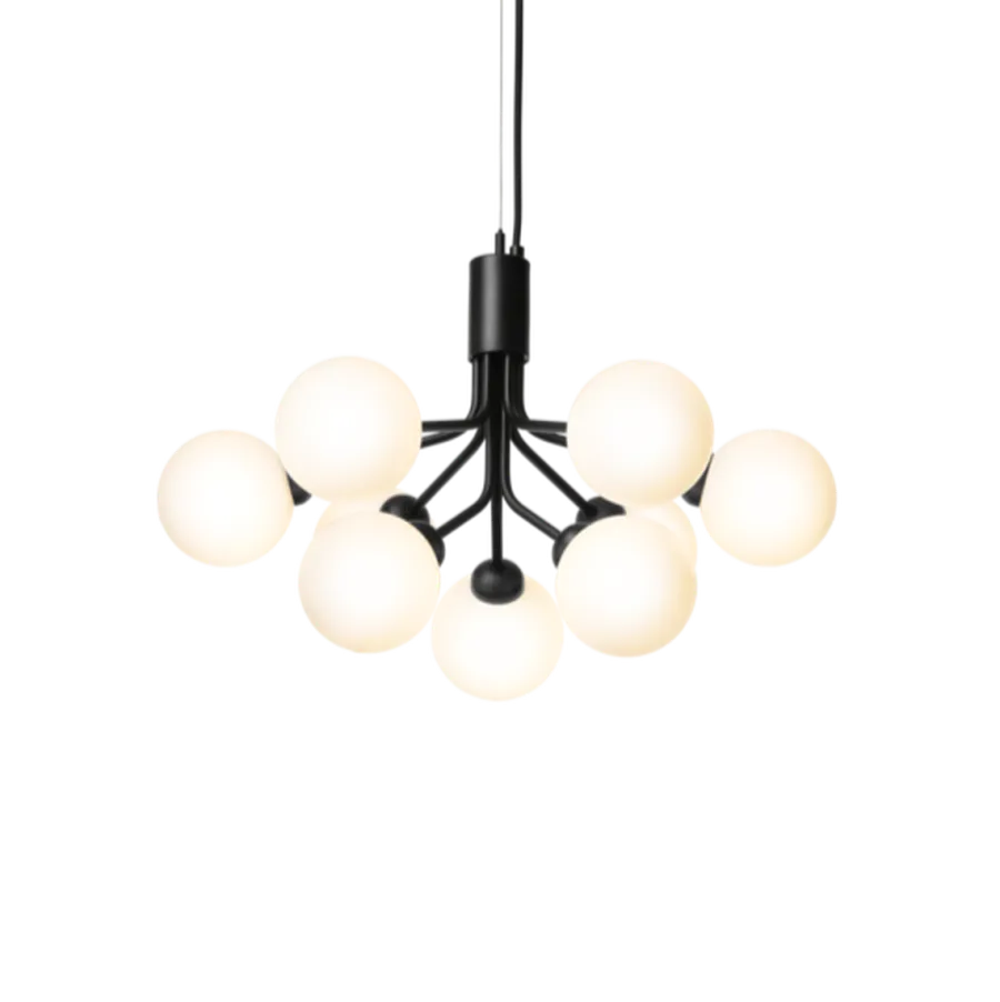 Best Nuura Apiales 9 satin svart/opal Svart / Opal