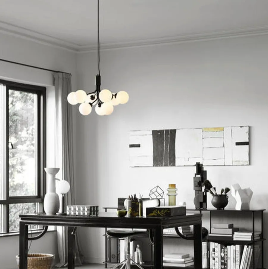 Best Nuura Apiales 9 satin svart/opal Svart / Opal
