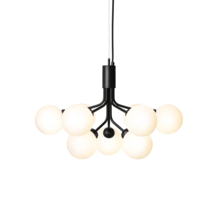 Best Nuura Apiales 9 satin svart/opal Svart / Opal
