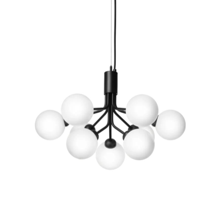Best Nuura Apiales 9 satin svart/opal Svart / Opal