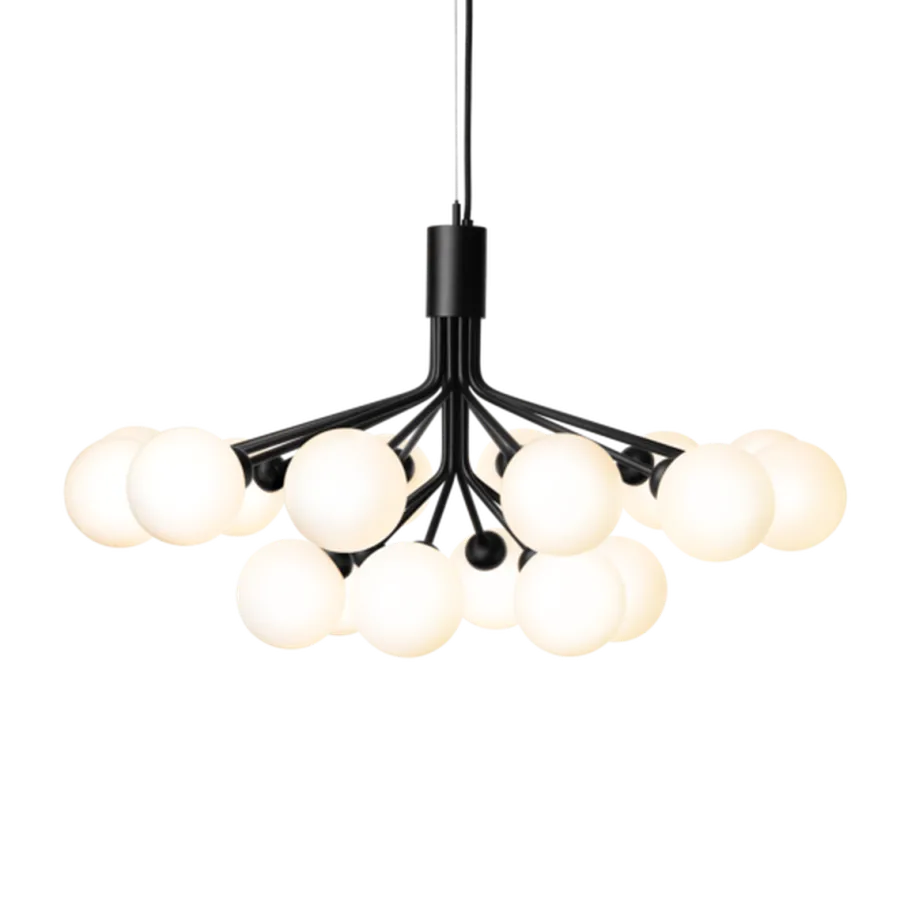 Hot Nuura Apiales 18 satin svart/opal Svart / Opal
