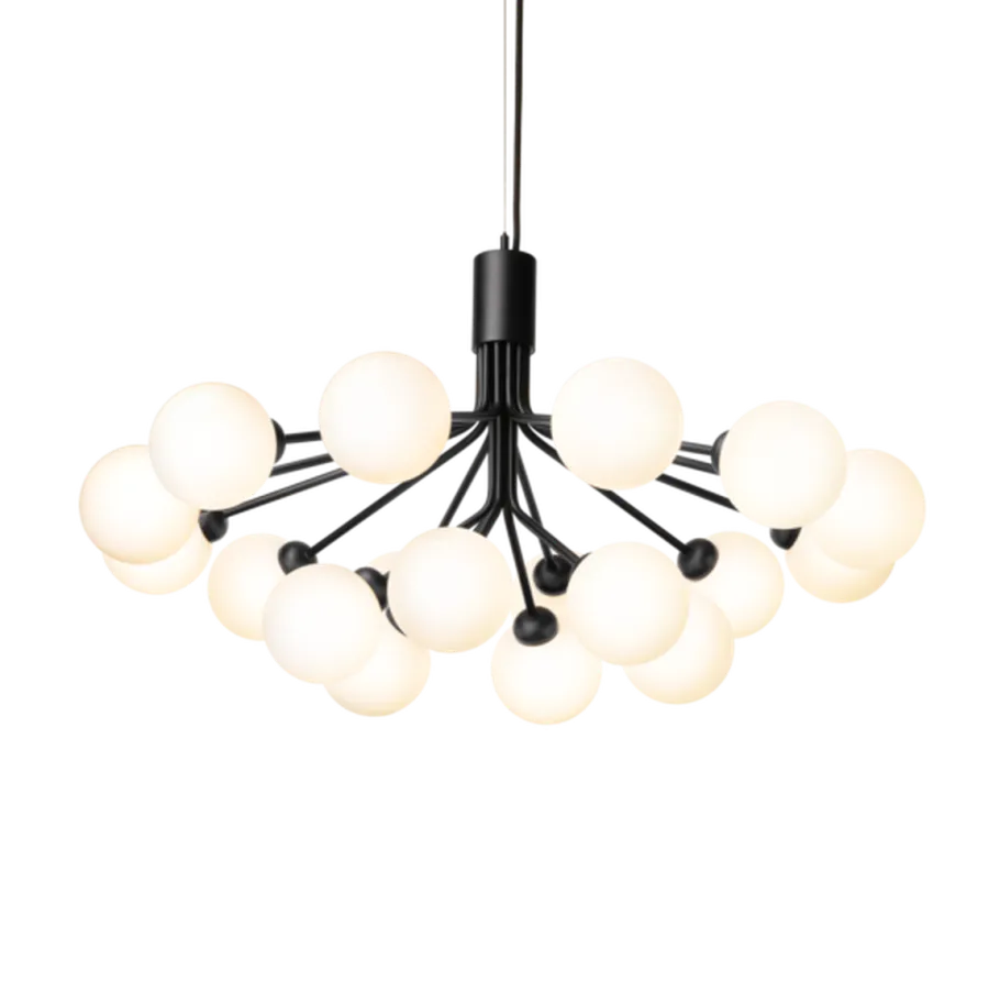 Hot Nuura Apiales 18 satin svart/opal Svart / Opal