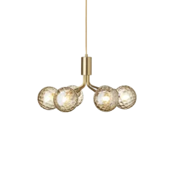 Clearance Nuura Apiales 6 taklampe / optic gold Messing