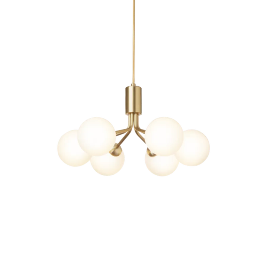 Discount Nuura Apiales 6 taklampe - Messing / Opal