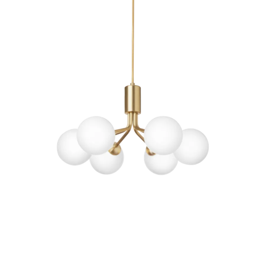 Discount Nuura Apiales 6 taklampe - Messing / Opal