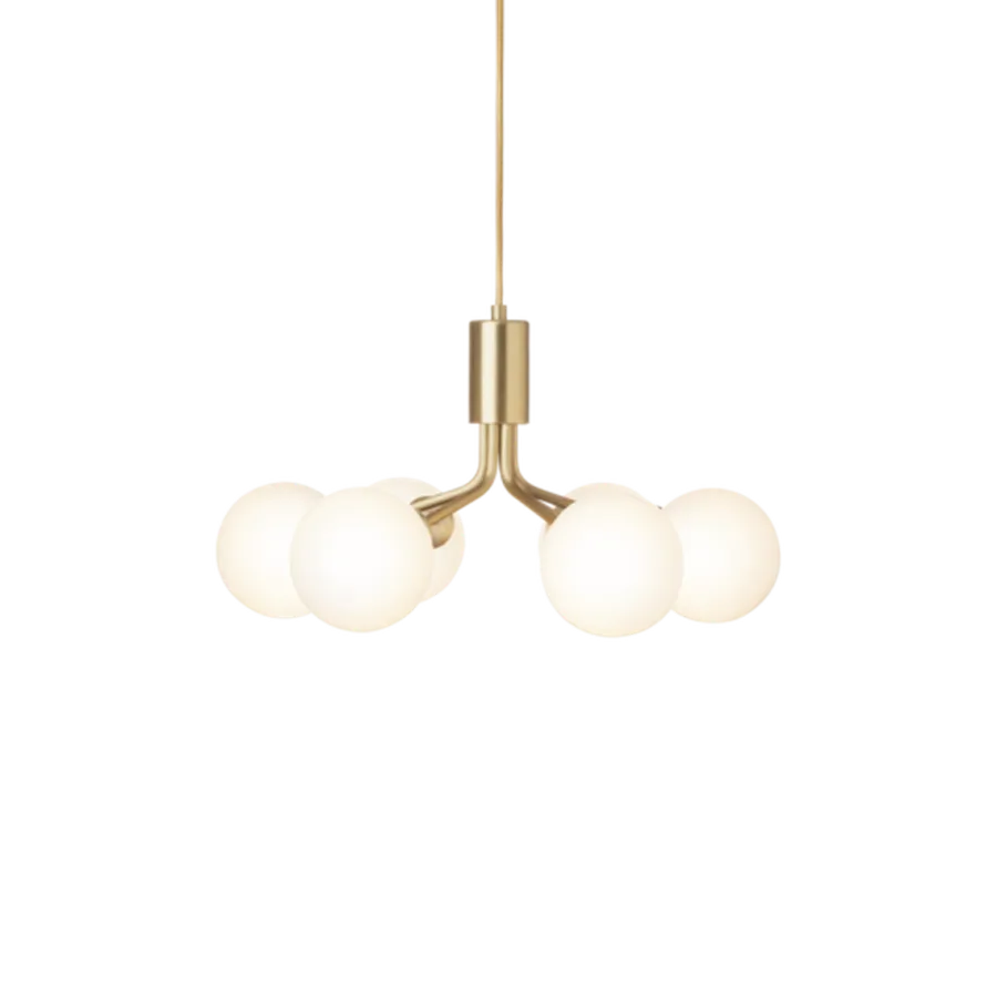 Discount Nuura Apiales 6 taklampe - Messing / Opal
