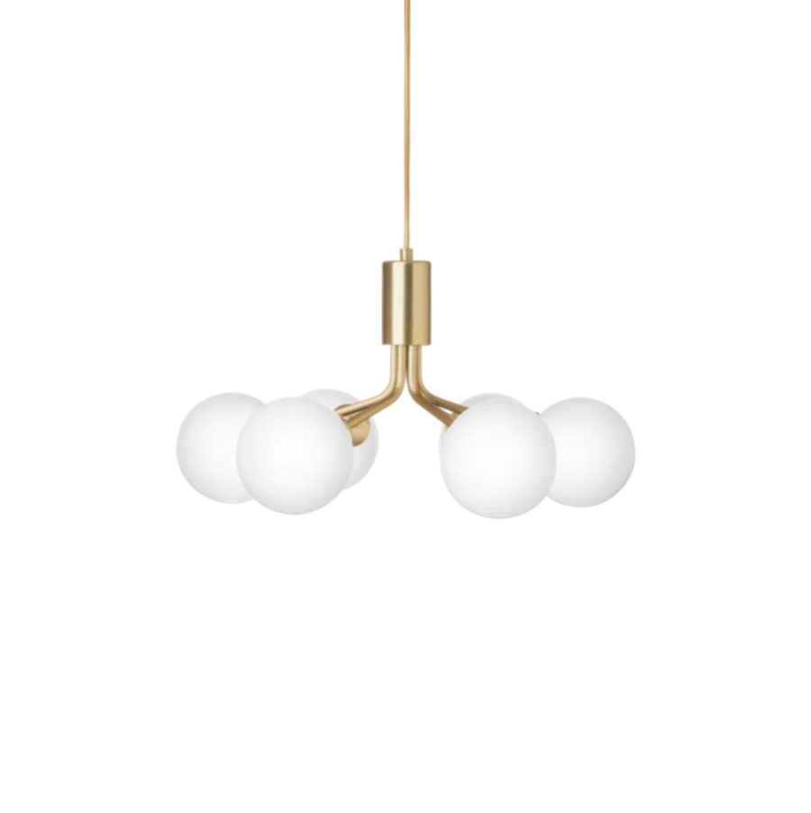 Discount Nuura Apiales 6 taklampe - Messing / Opal