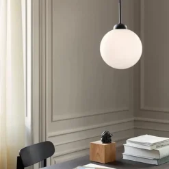 Discount Nuura Apiales 1 taklampe - Satin svart/ opal Svart / Opal