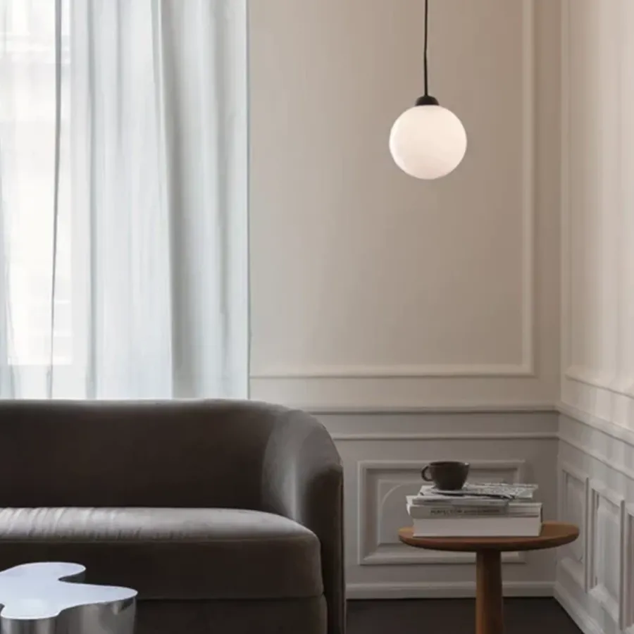 Discount Nuura Apiales 1 taklampe - Satin svart/ opal Svart / Opal