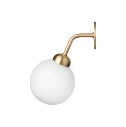 New Nuura Apiales vegglampe - direkte montering - messing/Opal Messing / Opal