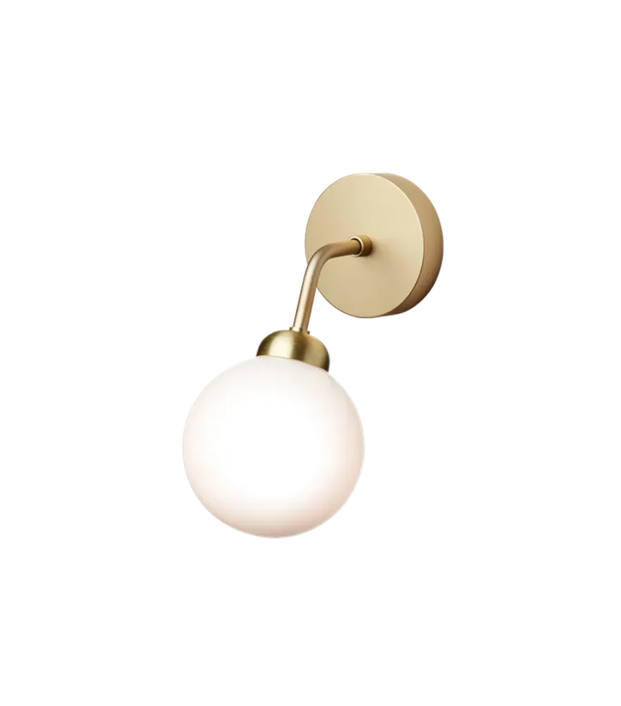 Hot Nuura Apiales vegglampe - messing/Opal Messing / Opal