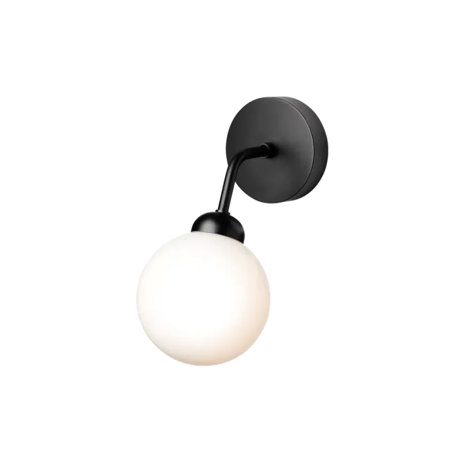 Sale Nuura Apiales vegglampe - svart/Opal Svart / Opal