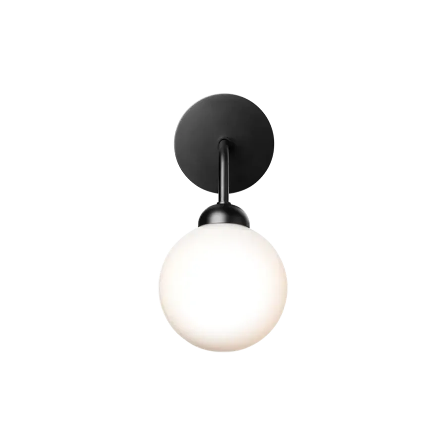 Sale Nuura Apiales vegglampe - svart/Opal Svart / Opal