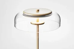 Clearance Nuura Blossi bordlampe Messing / Klar