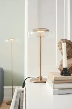 Clearance Nuura Blossi bordlampe Messing / Klar